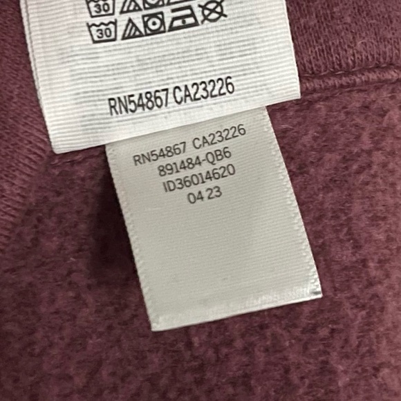 VS Pink • Burgundy Blush Rose Polo Sweatshirt - Picture 4 of 4